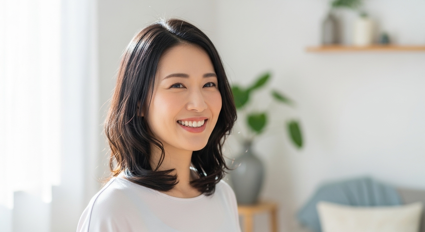 酵素を摂取して健康になった女性